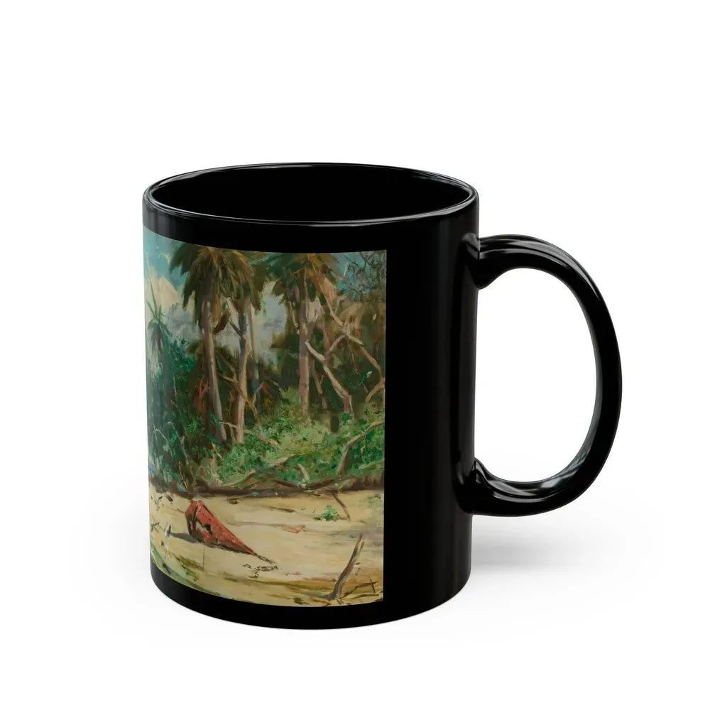 Beach Landscape, 1966 - Black Coffee Mug - Go Mug Yourself