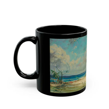 Beach Landscape, 1966 - Black Coffee Mug - Go Mug Yourself