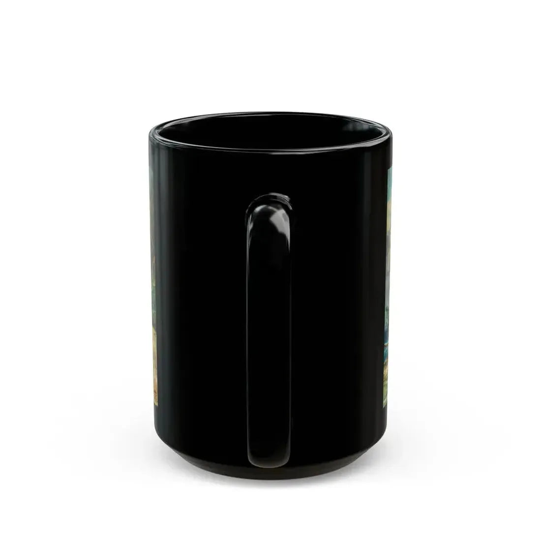 Beach Landscape, 1966 - Black Coffee Mug - Go Mug Yourself