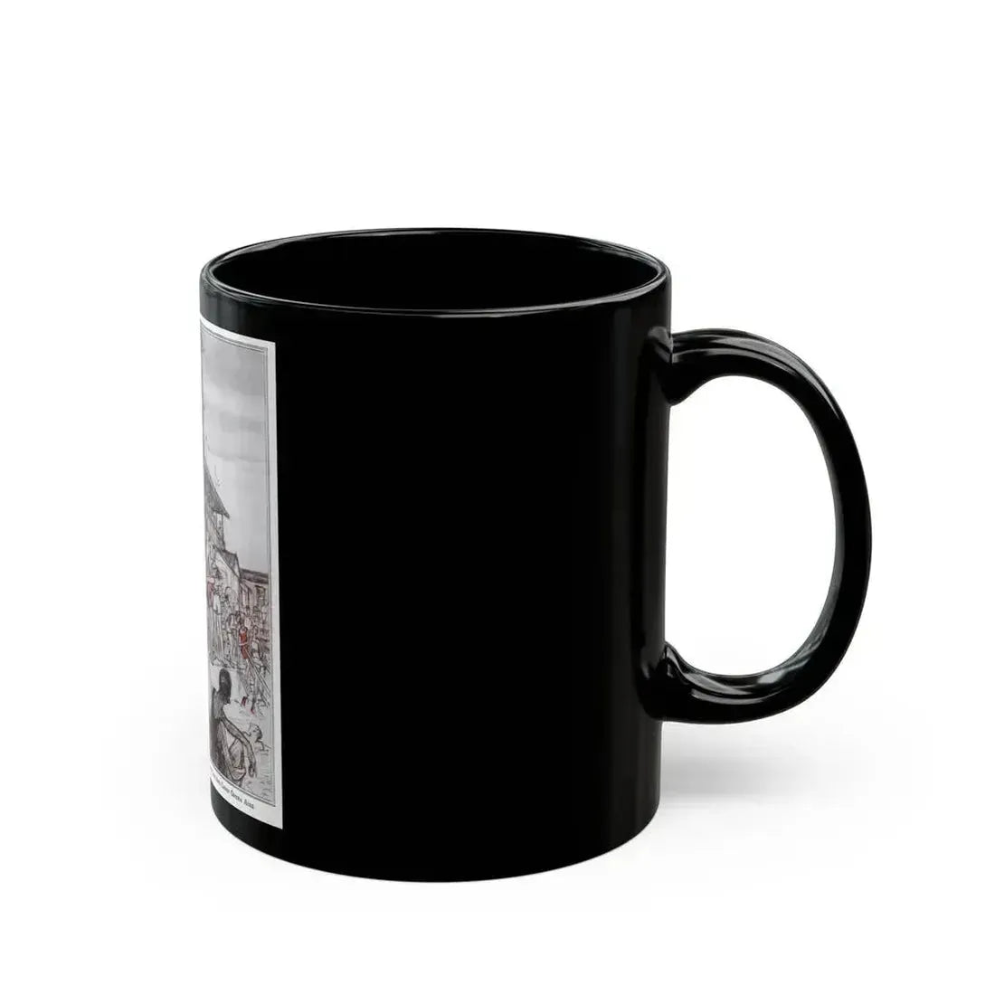Beach Manners, McCalls magazine, August 1926 - Black Coffee Mug - Go Mug Yourself