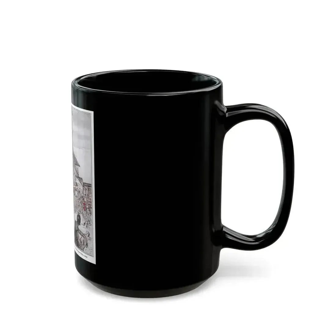 Beach Manners, McCalls magazine, August 1926 - Black Coffee Mug - Go Mug Yourself
