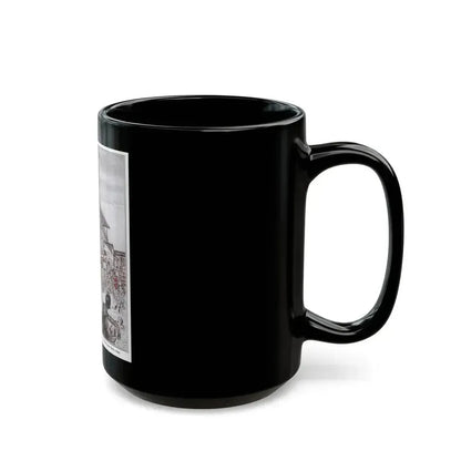 Beach Manners, McCalls magazine, August 1926 - Black Coffee Mug - Go Mug Yourself