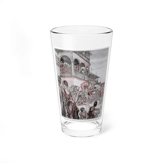 Beach Manners, McCalls magazine, August 1926 (Magazine Illustration) Pint Glass 16oz 16oz - Go Mug Yourself