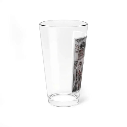Beach Manners, McCalls magazine, August 1926 (Magazine Illustration) Pint Glass 16oz - Go Mug Yourself