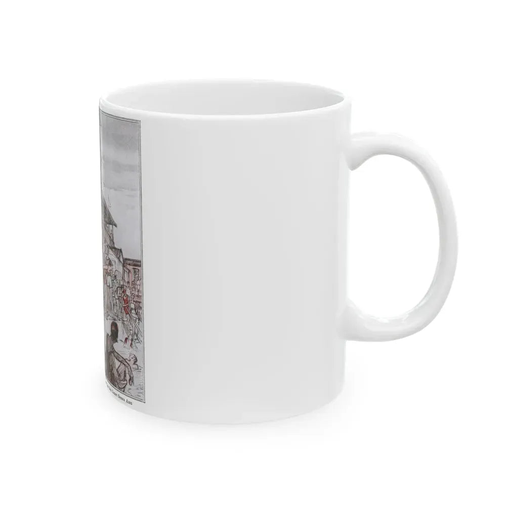 Beach Manners, McCalls magazine, August 1926 - White Coffee Mug - Go Mug Yourself