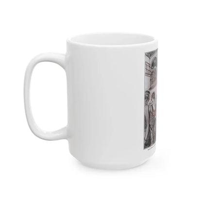 Beach Manners, McCalls magazine, August 1926 - White Coffee Mug - Go Mug Yourself