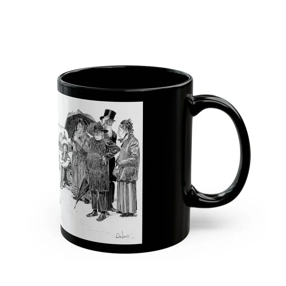 Beach Scene - Black Coffee Mug - Go Mug Yourself