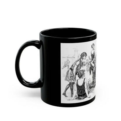 Beach Scene - Black Coffee Mug - Go Mug Yourself