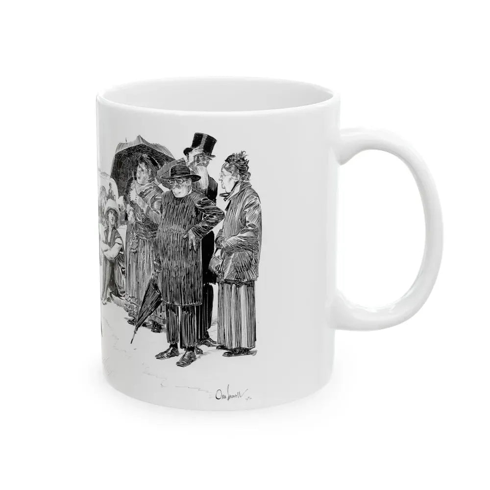 Beach Scene - White Coffee Mug - Go Mug Yourself