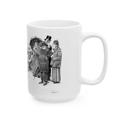 Beach Scene - White Coffee Mug - Go Mug Yourself