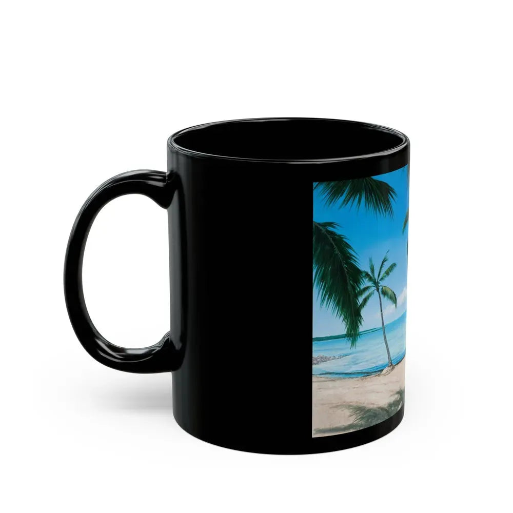 Beach Scene_1 - Black Coffee Mug - Go Mug Yourself
