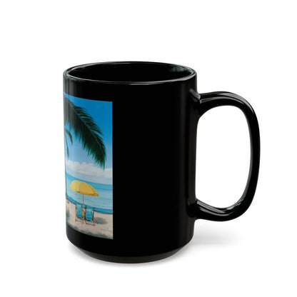 Beach Scene_1 - Black Coffee Mug - Go Mug Yourself