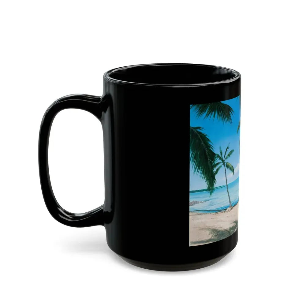 Beach Scene_1 - Black Coffee Mug - Go Mug Yourself