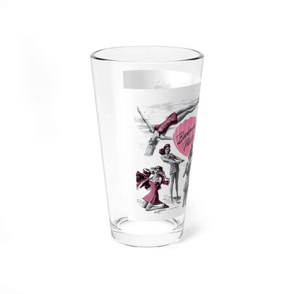 Beachcombers' Paradise, Cosmopolitan, May 1947 (Magazine Illustration) Pint Glass 16oz - Go Mug Yourself