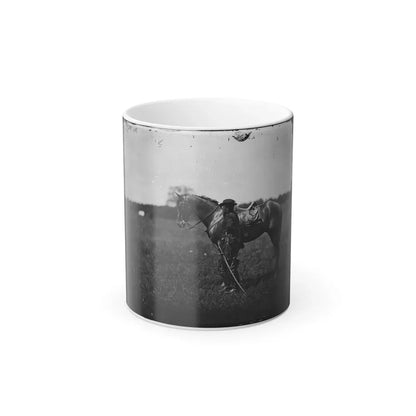 Bealeton, Va.  Capt. Henry Page, Assistant Quartermaster, at Army of the Potomac Headquarters (U.S. Civil War) Color Changing Coffee Mug 11oz Default Title 11oz - Go Mug Yourself