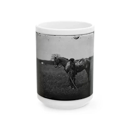 Bealeton, Va.  Capt. Henry Page, Assistant Quartermaster, At Army Of The Potomac Headquarters (U.S. Civil War) White Coffee Mug 15oz - Go Mug Yourself