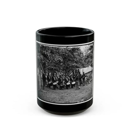Bealeton, Va. Drum Corps, 93d New York Infantry (U.S. Civil War) Black Coffee Mug 15oz - Go Mug Yourself