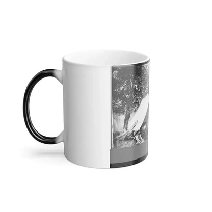 Bealeton, Va. Group of Military Telegraph Operators, Headquarters, Army of the Potomac (U.S. Civil War) Color Changing Coffee Mug 11oz - Go Mug Yourself