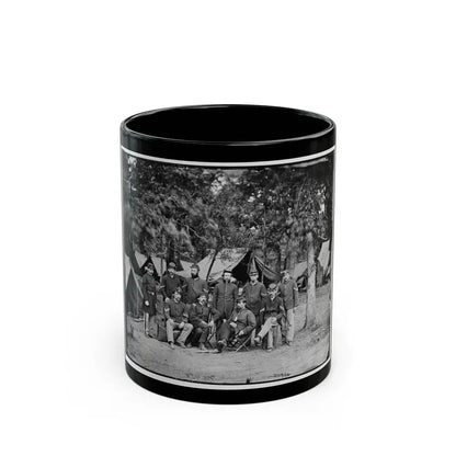 Bealeton, Va. Officers And Noncommissioned Officers Of Co. D, 93d New York Infantry (U.S. Civil War) Black Coffee Mug 11oz - Go Mug Yourself