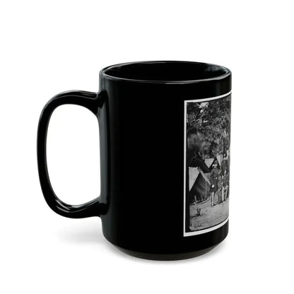 Bealeton, Va. Officers And Noncommissioned Officers Of Co. D, 93d New York Infantry (U.S. Civil War) Black Coffee Mug - Go Mug Yourself