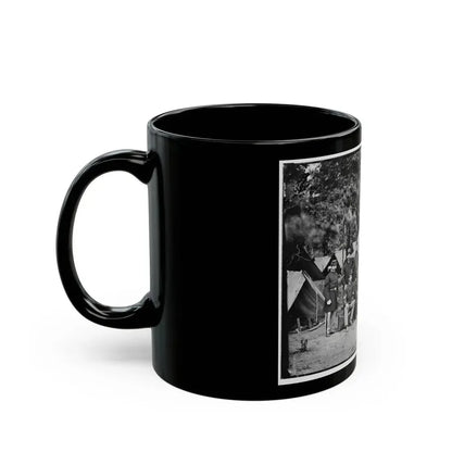 Bealeton, Va. Officers And Noncommissioned Officers Of Co. D, 93d New York Infantry (U.S. Civil War) Black Coffee Mug - Go Mug Yourself