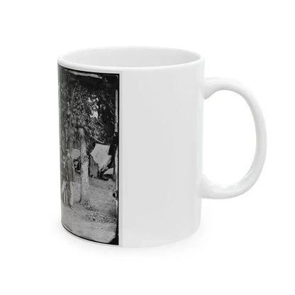 Bealeton, Va. Officers And Noncommissioned Officers Of Co. D, 93d New York Infantry (U.S. Civil War) White Coffee Mug - Go Mug Yourself