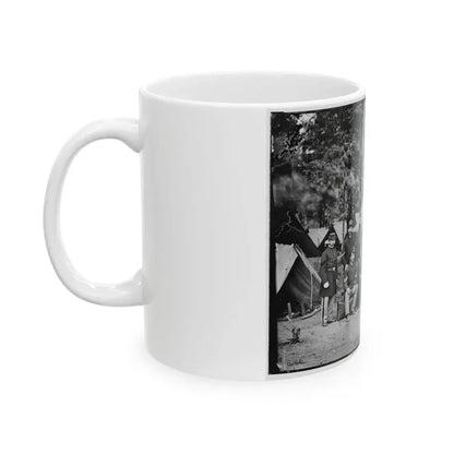 Bealeton, Va. Officers And Noncommissioned Officers Of Co. D, 93d New York Infantry (U.S. Civil War) White Coffee Mug - Go Mug Yourself