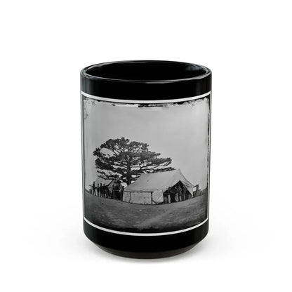 Bealeton, Va.  Sutler's Tent At Army Of The Potomac Headquarters (U.S. Civil War) Black Coffee Mug 15oz - Go Mug Yourself