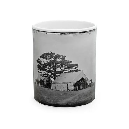 Bealeton, Va.  Sutler's Tent At Army Of The Potomac Headquarters (U.S. Civil War) White Coffee Mug 11oz - Go Mug Yourself