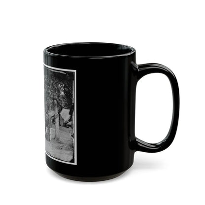 Bealeton, Va. Officers And Noncommissioned Officers Of Co. D, 93d New York Infantry (U.S. Civil War) Black Coffee Mug-Go Mug Yourself