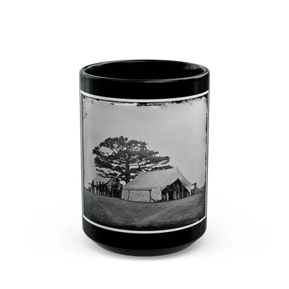 Bealeton, Va. Sutler's Tent At Army Of The Potomac Headquarters (U.S. Civil War) Black Coffee Mug-15oz-Go Mug Yourself