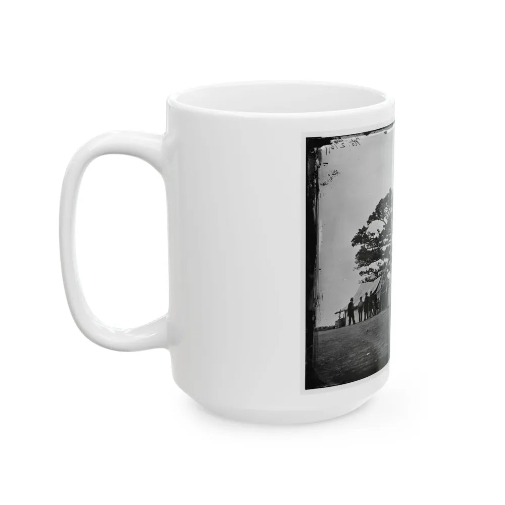 Bealeton, Va. Sutler's Tent At Army Of The Potomac Headquarters (U.S. Civil War) White Coffee Mug-Go Mug Yourself