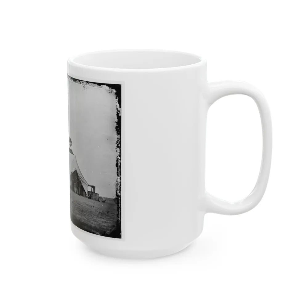 Bealeton, Va. Sutler's Tent At Army Of The Potomac Headquarters (U.S. Civil War) White Coffee Mug-Go Mug Yourself