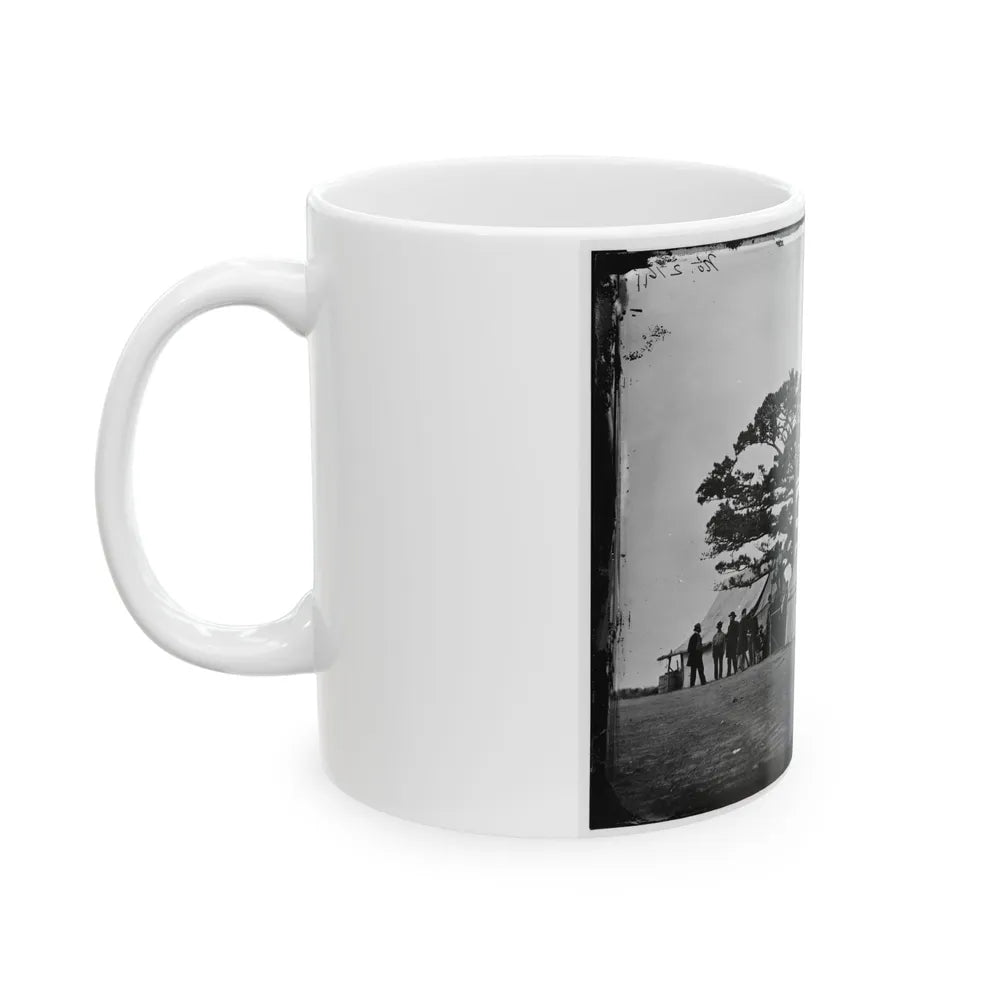 Bealeton, Va. Sutler's Tent At Army Of The Potomac Headquarters (U.S. Civil War) White Coffee Mug-Go Mug Yourself