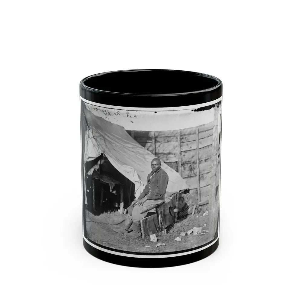 Bealeton, Virginia . John Henry, Servant, At Headquarters, 3d Army Corps, Army Of The Potomac (U.S. Civil War) Black Coffee Mug-11oz-Go Mug Yourself