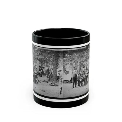 Bealeton, Virginia. Army Of The Potomac Officer's Mess Of Company D, 93d New York Infantry (U.S. Civil War) Black Coffee Mug 11oz - Go Mug Yourself