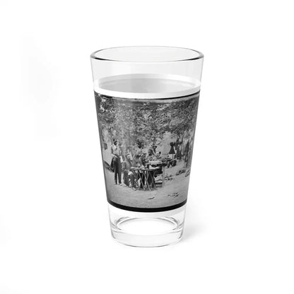 Bealeton, Virginia. Army Of The Potomac Officer's Mess Of Company D, 93d New York Infantry (U.S. Civil War) Pint Glass 16oz - Go Mug Yourself