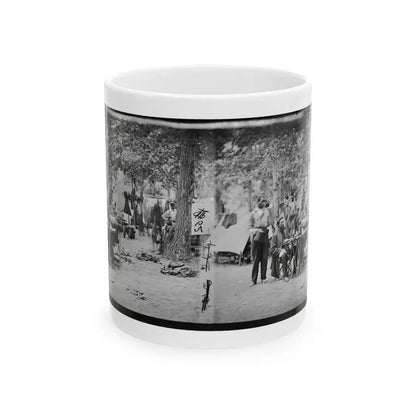 Bealeton, Virginia. Army Of The Potomac Officer's Mess Of Company D, 93d New York Infantry (U.S. Civil War) White Coffee Mug 11oz - Go Mug Yourself