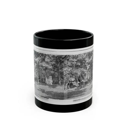 Bealeton, Virginia. Camp Of Company B, 93d New York Volunteers (U.S. Civil War) Black Coffee Mug 11oz - Go Mug Yourself