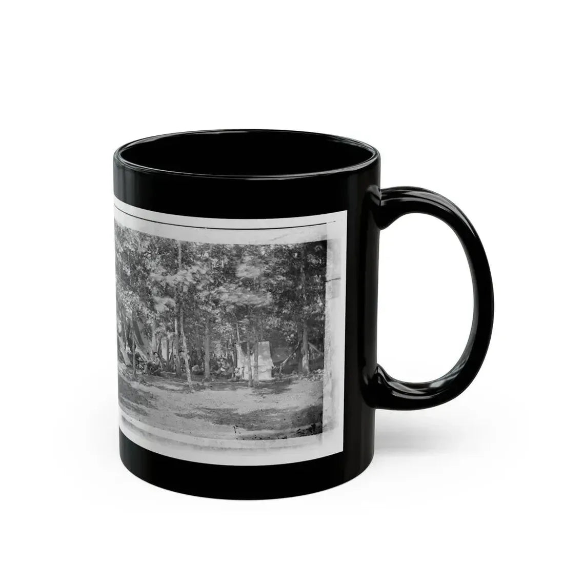 Bealeton, Virginia. Camp Of Company B, 93d New York Volunteers (U.S. Civil War) Black Coffee Mug - Go Mug Yourself