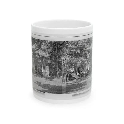 Bealeton, Virginia. Camp Of Company B, 93d New York Volunteers (U.S. Civil War) White Coffee Mug 11oz - Go Mug Yourself