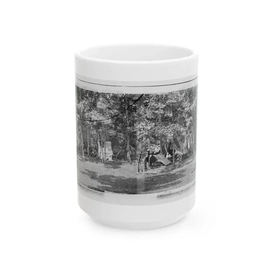 Bealeton, Virginia. Camp Of Company B, 93d New York Volunteers (U.S. Civil War) White Coffee Mug 15oz - Go Mug Yourself