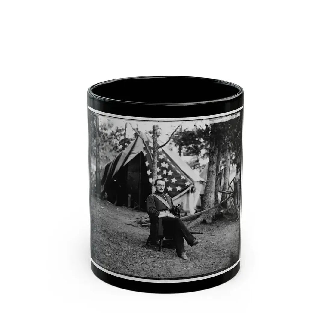 Bealeton, Virginia. Capt. Cunningham Of Gen. T.F. Meagher's Staff (U.S. Civil War) Black Coffee Mug 11oz - Go Mug Yourself