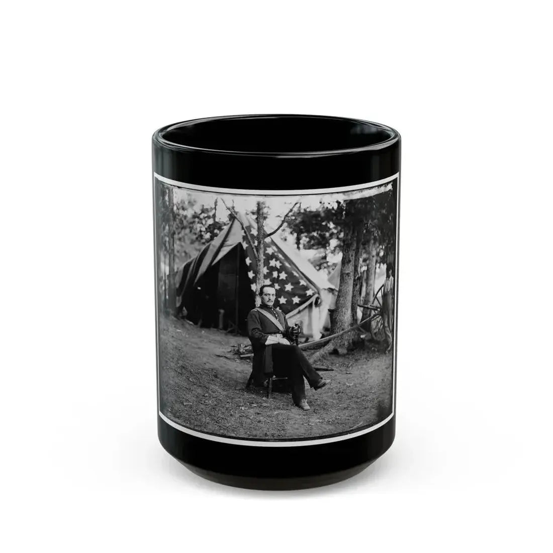 Bealeton, Virginia. Capt. Cunningham Of Gen. T.F. Meagher's Staff (U.S. Civil War) Black Coffee Mug 15oz - Go Mug Yourself
