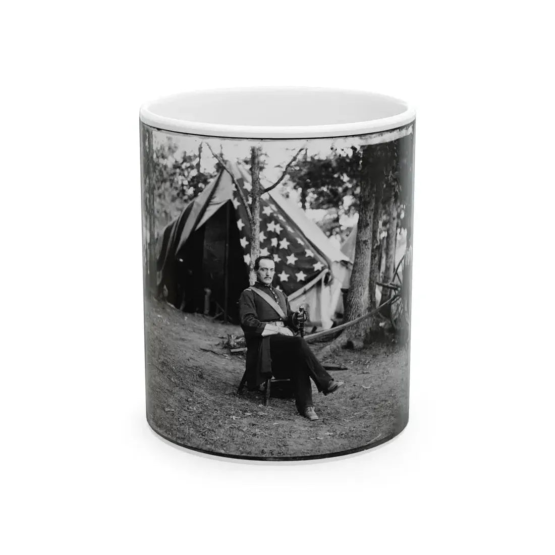 Bealeton, Virginia. Capt. Cunningham Of Gen. T.F. Meagher's Staff (U.S. Civil War) White Coffee Mug 11oz - Go Mug Yourself