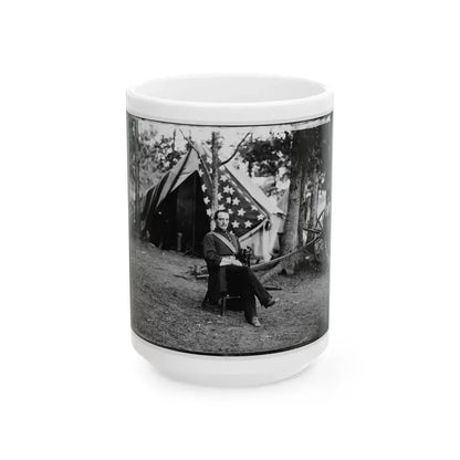 Bealeton, Virginia. Capt. Cunningham Of Gen. T.F. Meagher's Staff (U.S. Civil War) White Coffee Mug 15oz - Go Mug Yourself