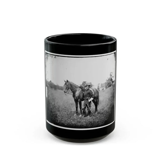 Bealeton, Virginia. Capt. Henry Page, Assistant Quarter Master, At Army Of The Potomac Headquarters (U.S. Civil War) Black Coffee Mug 15oz - Go Mug Yourself