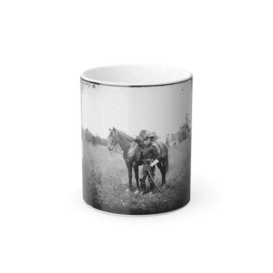 Bealeton, Virginia. Capt. Henry Page, Assistant Quarter Master, at Army of the Potomac Headquarters (U.S. Civil War) Color Changing Coffee Mug 11oz Default Title - Go Mug Yourself