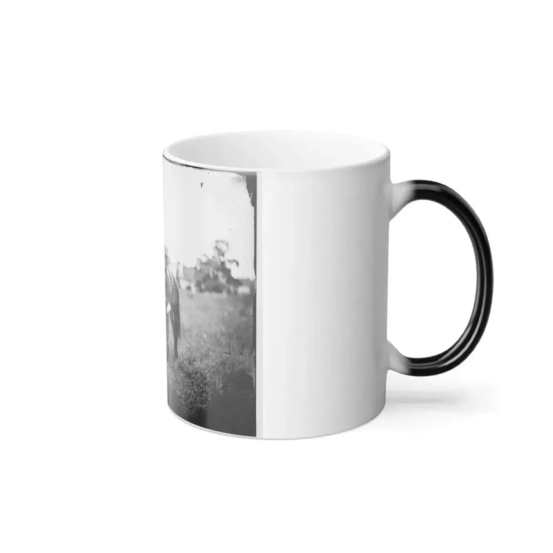 Bealeton, Virginia. Capt. Henry Page, Assistant Quarter Master, at Army of the Potomac Headquarters (U.S. Civil War) Color Changing Coffee Mug 11oz - Go Mug Yourself