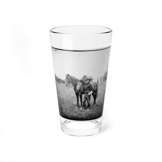 Bealeton, Virginia. Capt. Henry Page, Assistant Quarter Master, At Army Of The Potomac Headquarters (U.S. Civil War) Pint Glass 16oz 16oz - Go Mug Yourself